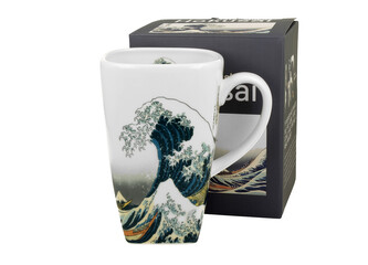 Kubek kwadratowy THE GREAT WAVE inspired by K. Hokusai