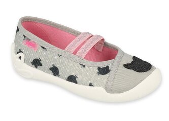 116X302 25 -dívčí balerínky Befado 2G šedé,kož.st. 116X302_29