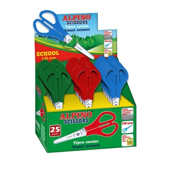 Alpino Stojan se školními nůžkami 25ks/ 130mm