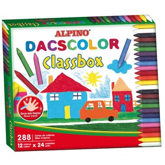 Alpino Velké balení voskovek Dacscolor 288 kusů