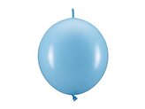Balony z łącznikiem jasno niebieskie 33cm 20szt