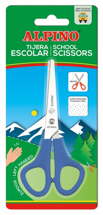 Alpino Školní nůžky 130 mm 1ks pro leváky