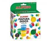 Alpino Balení 4 lahví prstových barev 100 ml