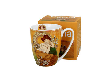 Kubek classic TOPAZ inspired by A. Mucha