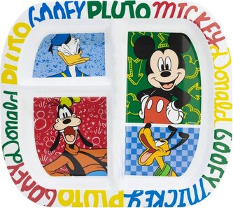 STOR Dětský obdélníkový talíř Mickey Mouse