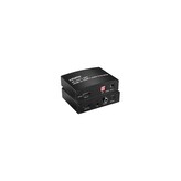 PremiumCord HDMI2.0 Repeater+Audio extractor 4Kx2K@60Hz s oddělením audia, stereo jack, Toslink, RCA