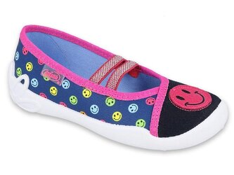116X292 25 -dívčí balerínky Befado 2 gumky,smajlík 116X292_26