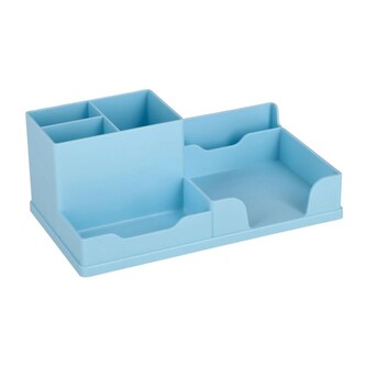 Stolní organizér - pastelově modrý