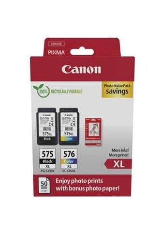 Canon PG-575XL CL-576XL PVP Black + Color 15ml+12,6ml