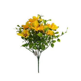 Kopretina kytička tm. žlutá  J196 tm. žlutá