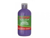 Láhev akrylové barvy do školy 250ml. fialová