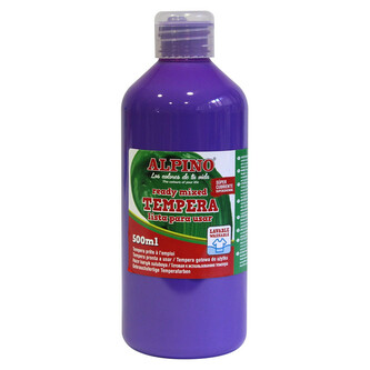 Láhev temperové barvy do školy 500 ml. fialová