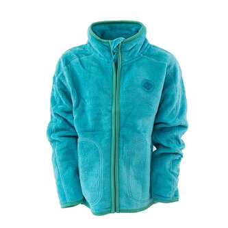 mikina dětská chlupatá se stojáčkem, Pidilidi, PD1114-15, tyrkysová - 158