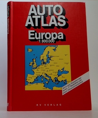 Auto atlas Europa 1:800 000