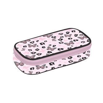 Oxybag Pouzdro etue JUMBO - OXY NEXT Butterfly pink