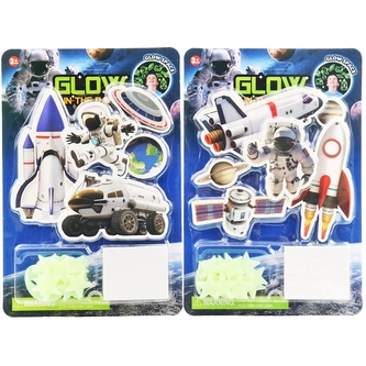 Svítící vesmír na kartě