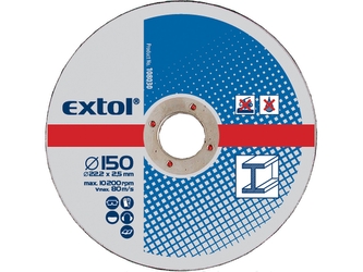 EXTOL CRAFT kotouče řezné na kov, 5ks, 150x2,5x22,2mm