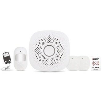 iGET HOME X1 Advanced - Domovní Wi-Fi smart alarm, kompletní set, podpora Tuya