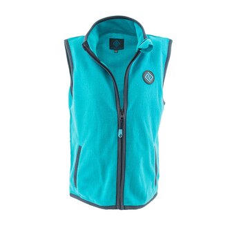dětská vesta propínací fleezová, Pidilidi, PD1120-15, tyrkysová - 116