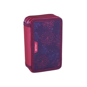 Třípatrový/plný penál SPIRIT - ABS Flowers