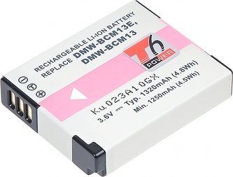 Baterie T6 power DMW-BCM13, DMW-BCM13E