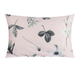 Povláček bavlna - Šedá,Růžová - 40x60cm na zip ( pouze povlak )