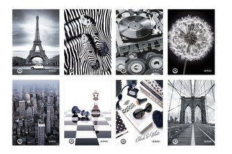 Brulion A5/96K linia Black&White (5szt)