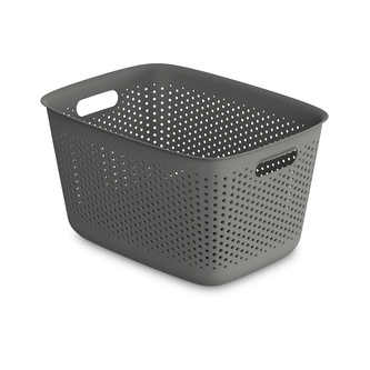OPENSTORE POJEMNIK 39X29X22CM 17L SZARY (5550)