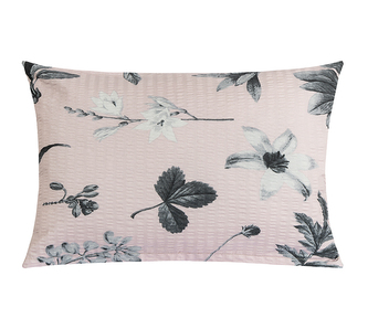 Povláček krepový - Šedá,Růžová - 40x60cm na zip ( pouze povlak )