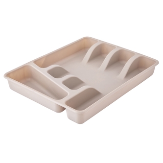 WKŁAD DO SZUFLADY 34X26X4,5CM TAUPE
