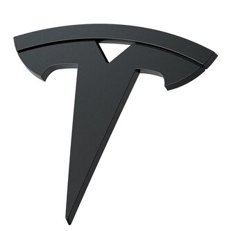 Spigen Tesla Front Emblem Logo Full Cover, black - Tesla Model 3 2024