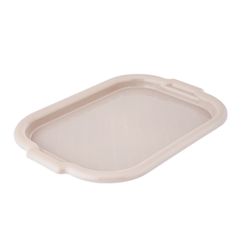 TACA PROSTOKĄTNA 39X27X2,5CM TAUPE