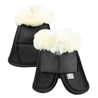 Horze Zvony pro koně s beránkem Caliber Černá S