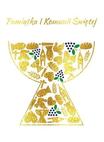 Karnet B6 Komunia - Hostia