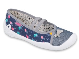 Dívčí baleríny Befado modrá, medúzy 116Y287_33