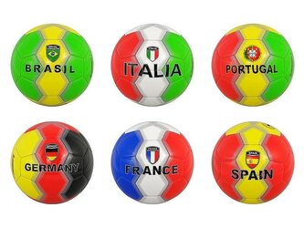 Piłka nożna Laser błyszcząca kraje MIX