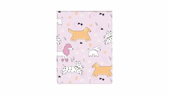 Okładka na dokumenty ucznia pion puppies