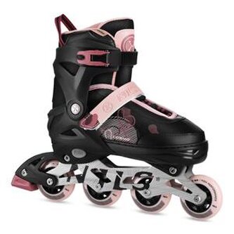 NA13808 RŮŽOVÉ VEL.M(34-37) KOLEČKOVÉ BRUSLE NILS EXTREME