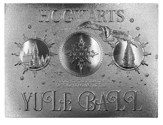 FaNaTtik Vstupenka na Yule Ball, postříbřená replika, Harry Potter