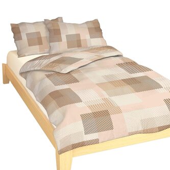 Dadka Povlečení flanel Robin béžový 140x200, 70x90 cm