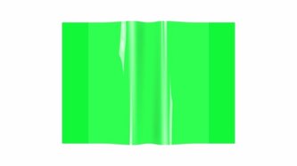 Okładka zeszytowa A5 PVC neon zielony (10szt)