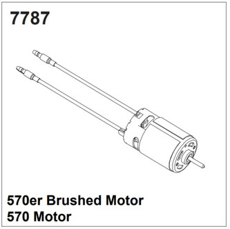 Motor 570er Brushed
