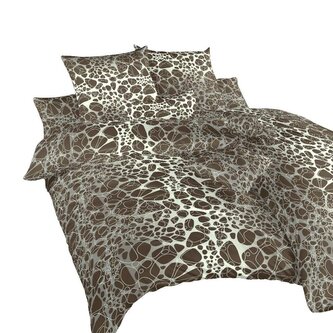 Dadka Povlečení krep Káva hnědá 200x220, 2x70x90 cm Dadka Povlečení krep Káva hnědá 200x220, 2x70x90 cm