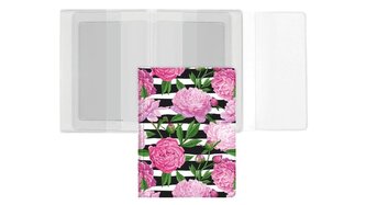 Okładka na dokumenty z dowodem rej. peony