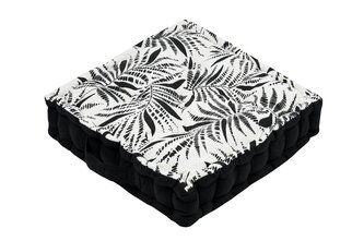 Sedací polštář na zem ZIANA černá/bílá 45x45x10 cm France