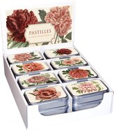 Pastilky v plechové dóze Peonies