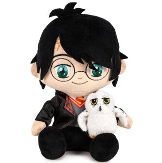 Plyšová hračka - figurka Harry Potter: Harry a Hedvika (výška 25 cm)