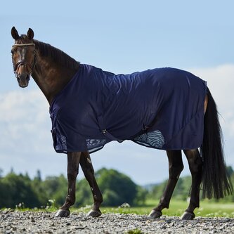 Horze Chladící deka Turin Mesh Tmavě modrá 145
