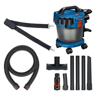 Bosch GAS 18V-10 L akumulátorový vysavač, 34,0 l/s, objem nádoby 10 l, Click & Clean