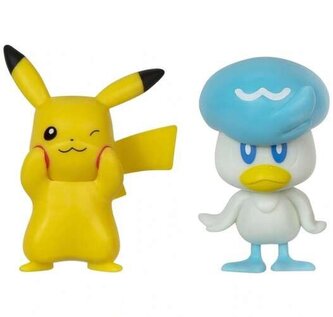 Pokémon Battle Figure Pack - Pikachu & Quaxly